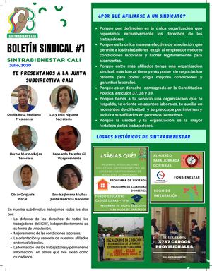 Boletín Sindical 1