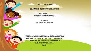 Descolonizacion pedagogías del sur