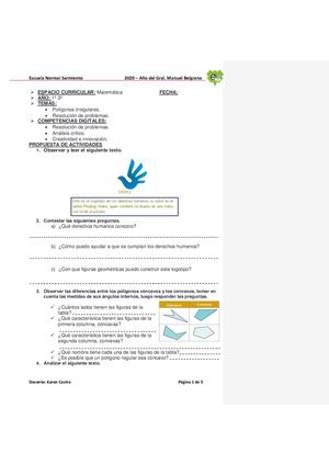 Propuesta: Poligonos Irregulares