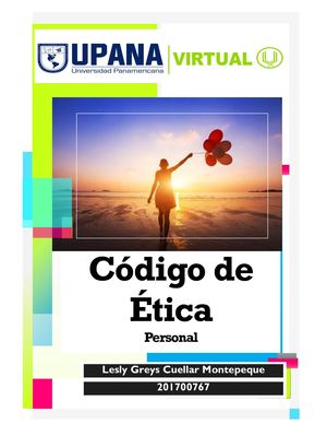 Etica Codigo Personal