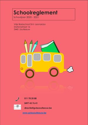 Schoolreglement 2020-2021