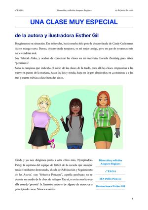 Una clase muy especial de Esther