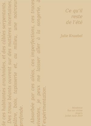 Ce qu'il reste de l'été