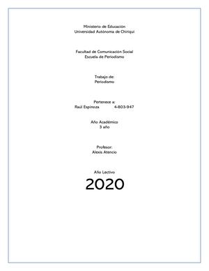 Periodismo conceptos y Definiciones