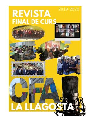 Revista Final De Curs 2019 2020