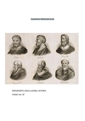Filosofos Presocraticos 1