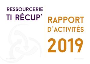 Rapport D'activités Ti Récup' 2019