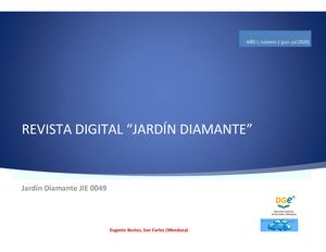 Revista Digital "JARDÍN DIAMANTE"