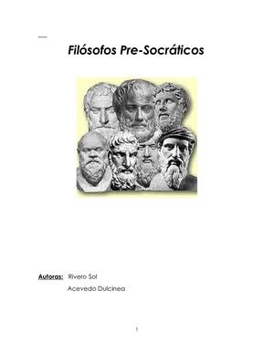 Filósofos Pre Socraticos 2