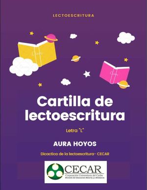 CARTILLA DE LECTOESCRITURA AUTOR AURA HOYOS CASTRO
