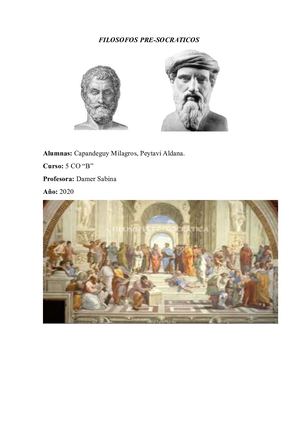 Filosofos Presocraticos