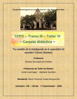 Carpeta Didáctica Taller VI