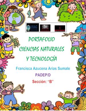 Portafolio Ciencias Naturales Y Tecnologia Azucena