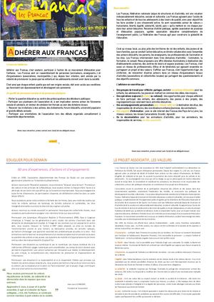 Francas Du Doubs Offre Adhérents