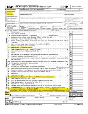 Calameo Irs Form 1041 2019 Calameo Irs Form 1041 2019