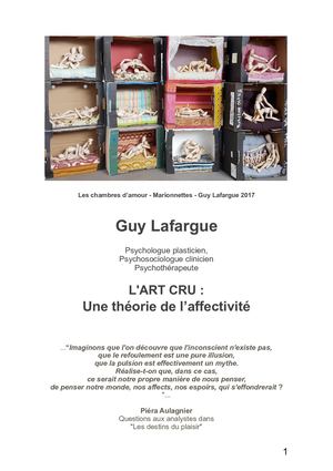 Art Cru: Une Théorie De L'affectivité+++