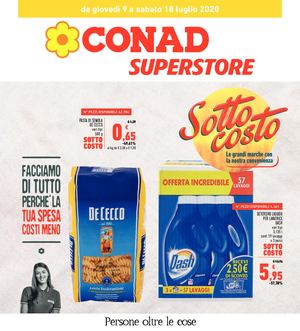 Volantino Conad Superstore Lazio Nord Ovest 09 18 Luglio 2020