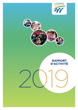 Accédez au rapport d’activité 2019 de l’Uniopss !