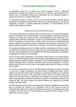 La Diversidad Cultural En El Perú - word