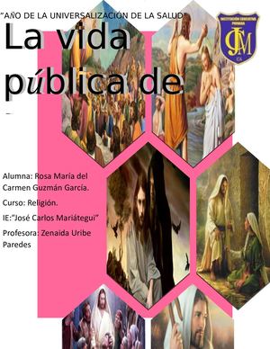 Vida Pública De Jesús