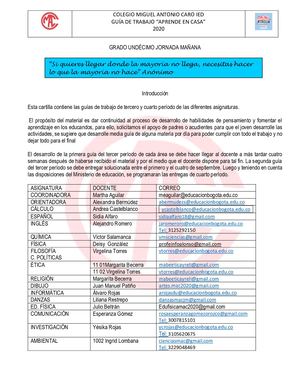 CARTILLA QUÉDATE EN CASA MAC 2020