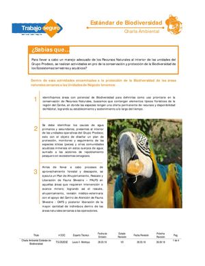 Charla Ambiental Estándar Biodiversidad Ts Ds5e5e