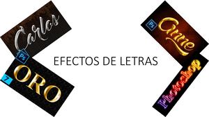 Efectos De Letras