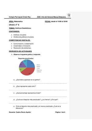Gráficos Circulares: Análisis y construcción