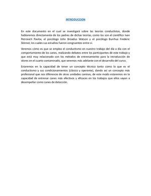 Teorías Conductistas