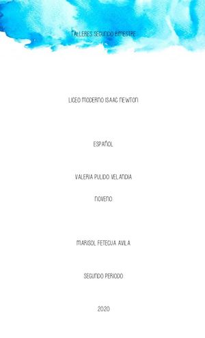 Talleres Segundo Bimestre