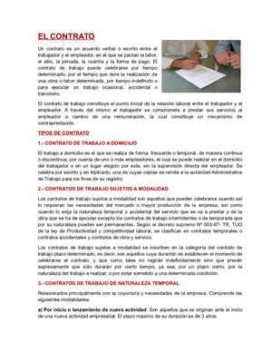 El Contrato