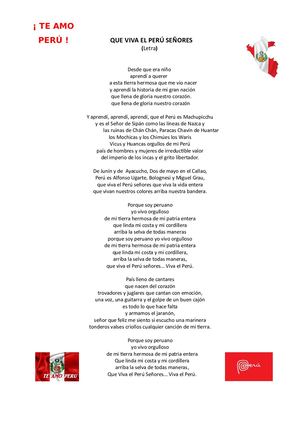 QUE VIVA EL PERÚ SEÑORES