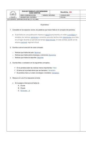 9 Taller El Periodico