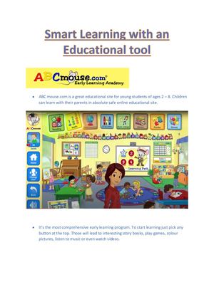 Educational Tool- Abc Mouse