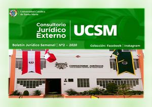 BoletÍn Semanal N°2 CJE UCSM