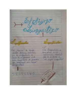 El Signo Linguistico