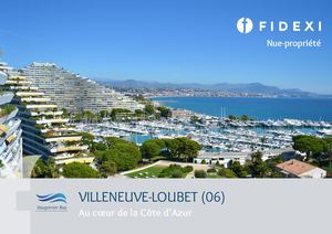 Fidexi - Nue-propriété - Brochure - Villeneuve Loubet - Vaugrenier Bay
