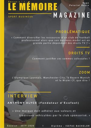 Mémoire de fin d'étude