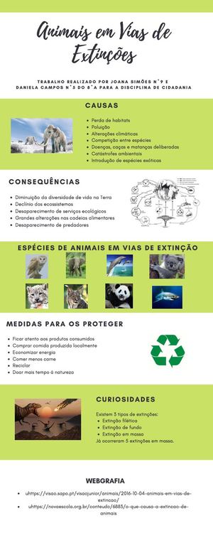 Animais em Vias de Extinções