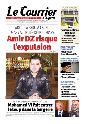 Le Courrier d'Algérie du mardi 7 juillet 2020