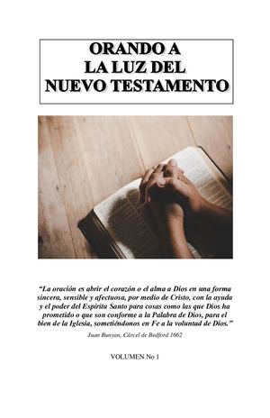 Recopilacion De Oraciones Escritas En El Nt
