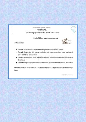 Escrita Criativa 7ano