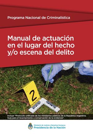 Manual de Actuación en la Escena del Delito