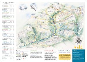 Plan des randonnées-Nevache-Clarée