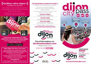 Flyer Dijon City Pass 2020