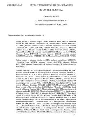 Délibérations du CA 2019