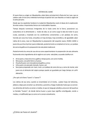Historia Del Juane