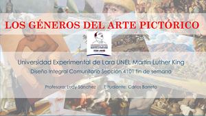 Los Géneros Del Arte Pictórico