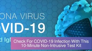 Check For COVID-19 Infection With This 10-Minute Non-Intrusive Test Kit