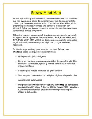 Computacion Edraw Mind Map